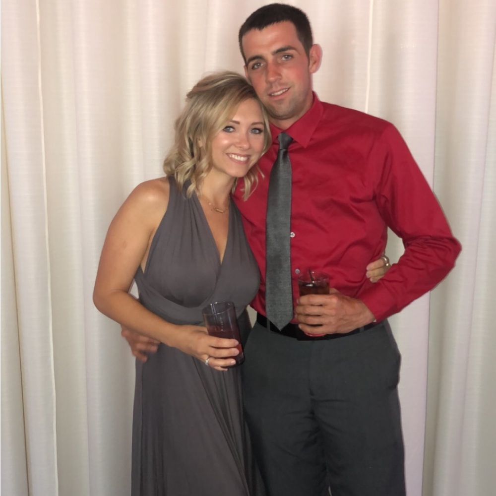 Elegant Gray Women's Dress